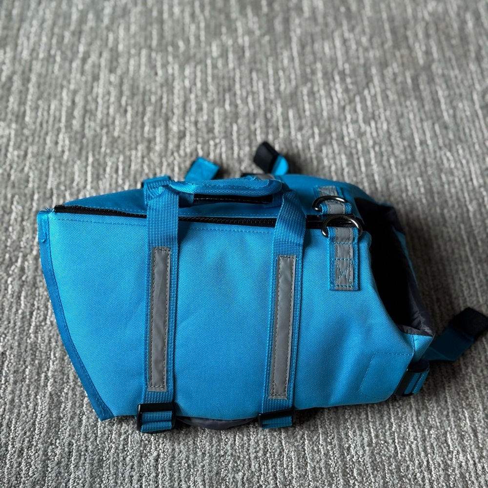 Small Dog Blue Life Jacket Vest